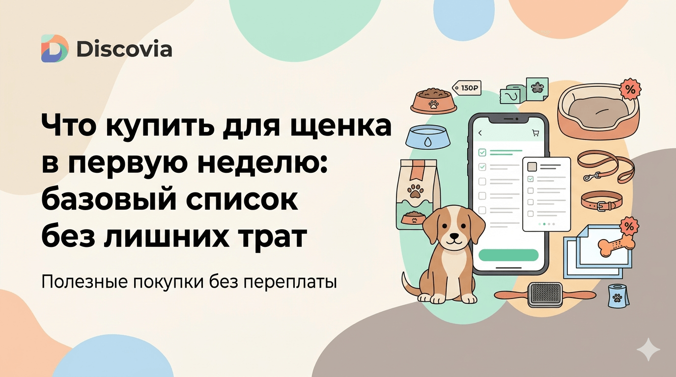 Что купить для щенка в первую неделю: базовый список без лишних трат