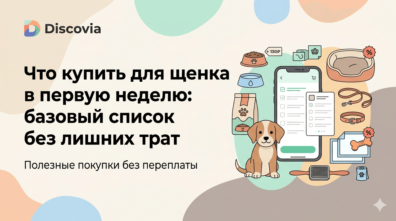 Что купить для щенка в первую неделю: базовый список без лишних трат