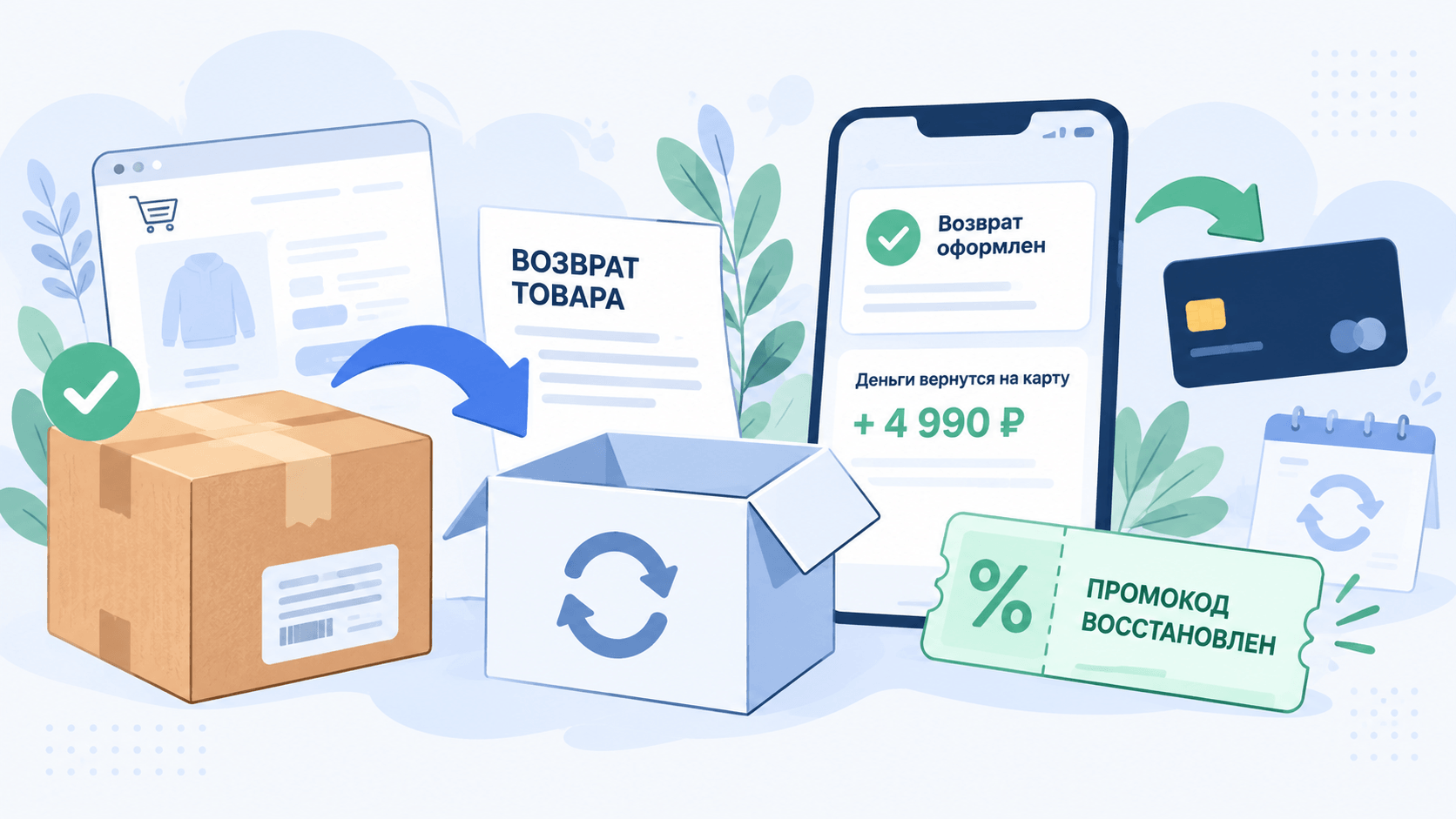 Возврат товара, купленного по промокоду: сколько денег вернут и восстановят ли купон