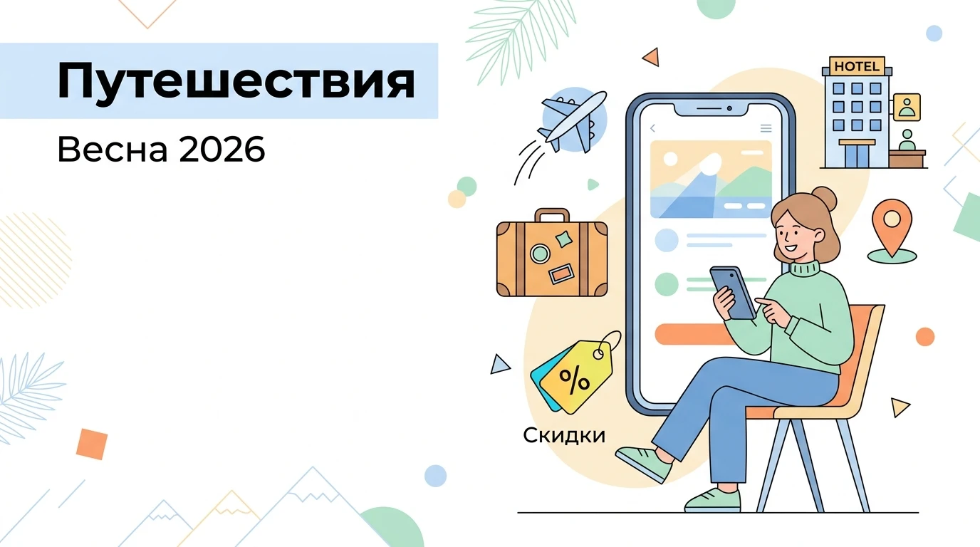 Весенние поездки и путешествия 2026
